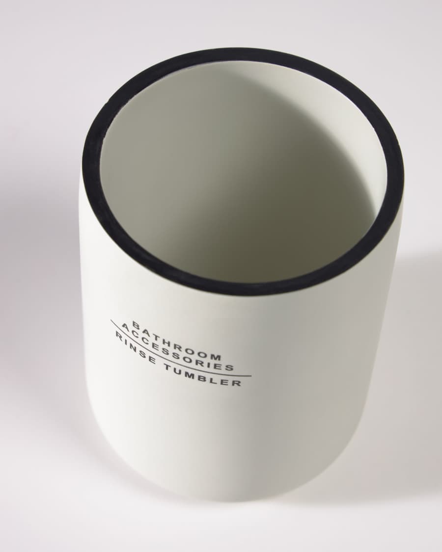 Lali white toothbrush holder