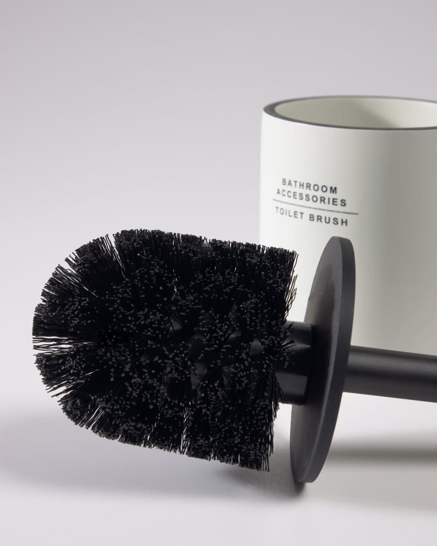 Lali white toilet brush