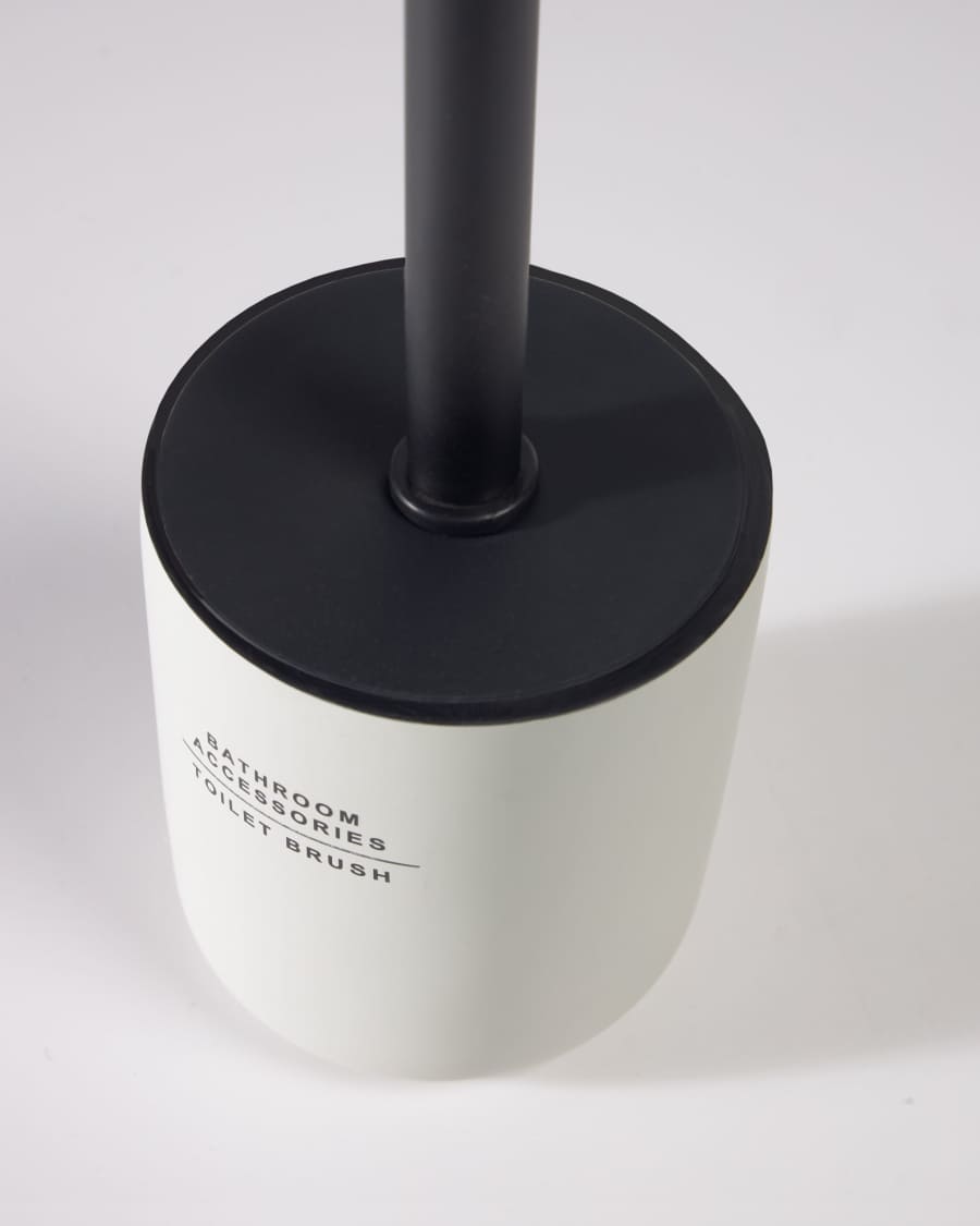 Lali white toilet brush