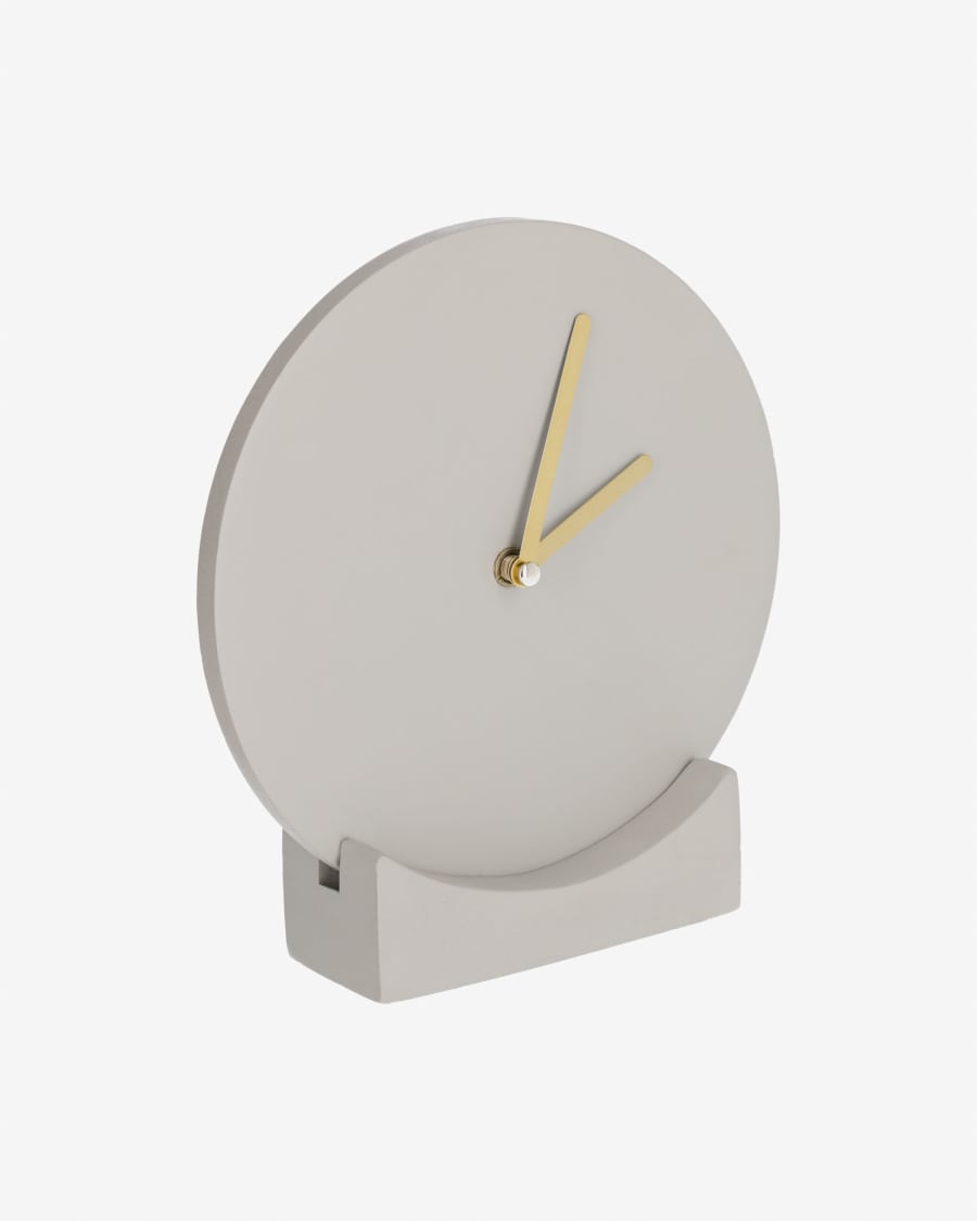 Tahiel grey clock, 19,9 cm