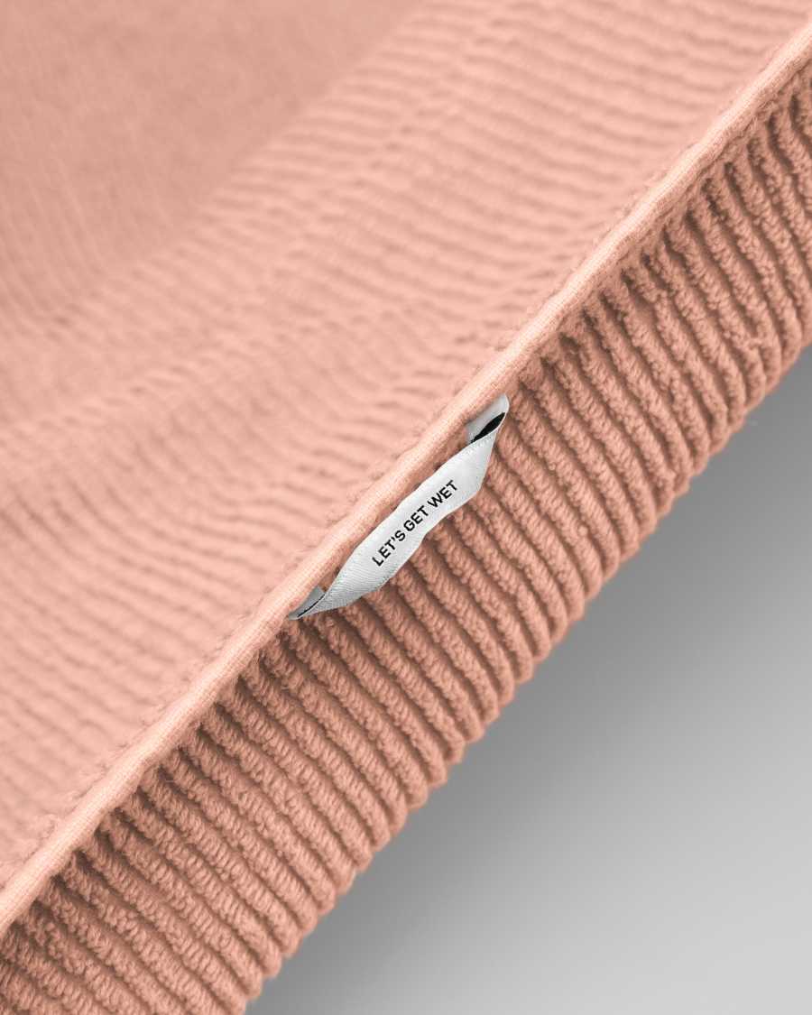 Toalla de baño Miekki grande rosa