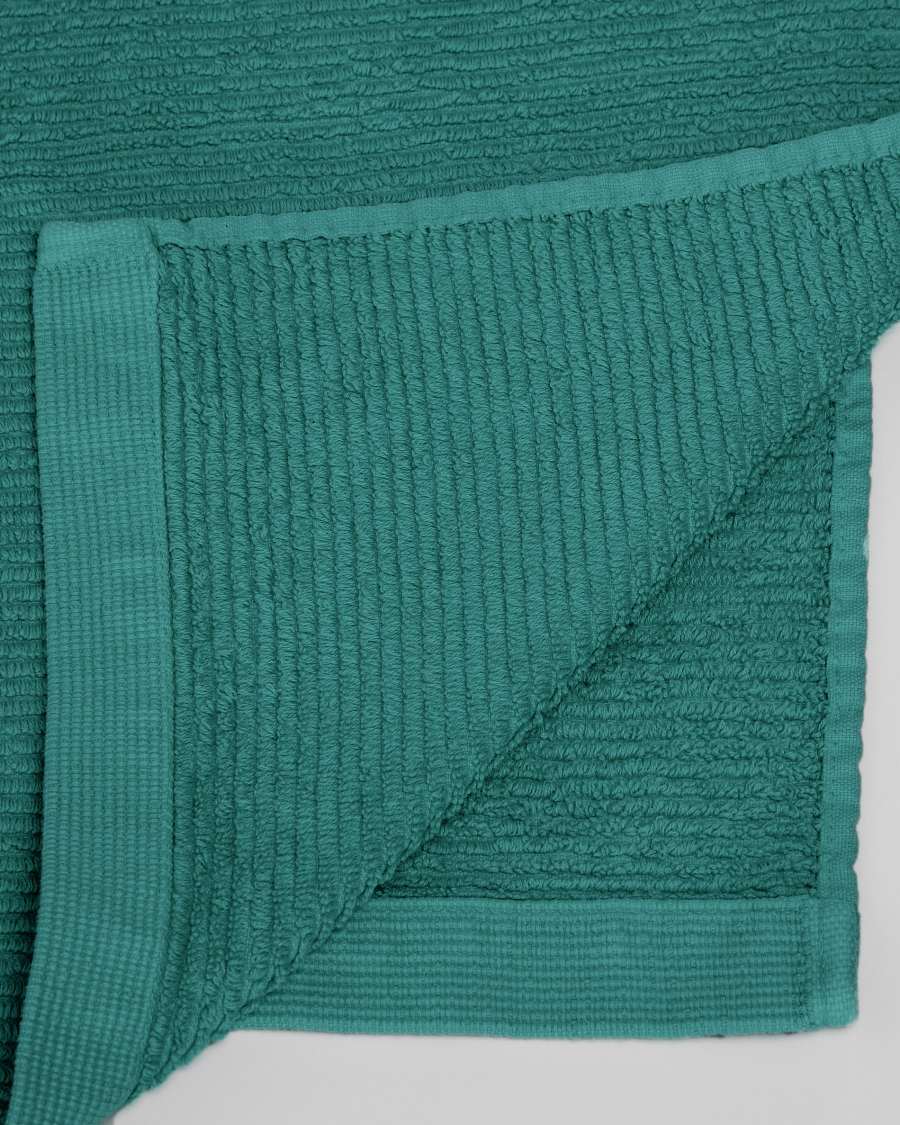 Toalla de manos Miekki turquesa oscuro