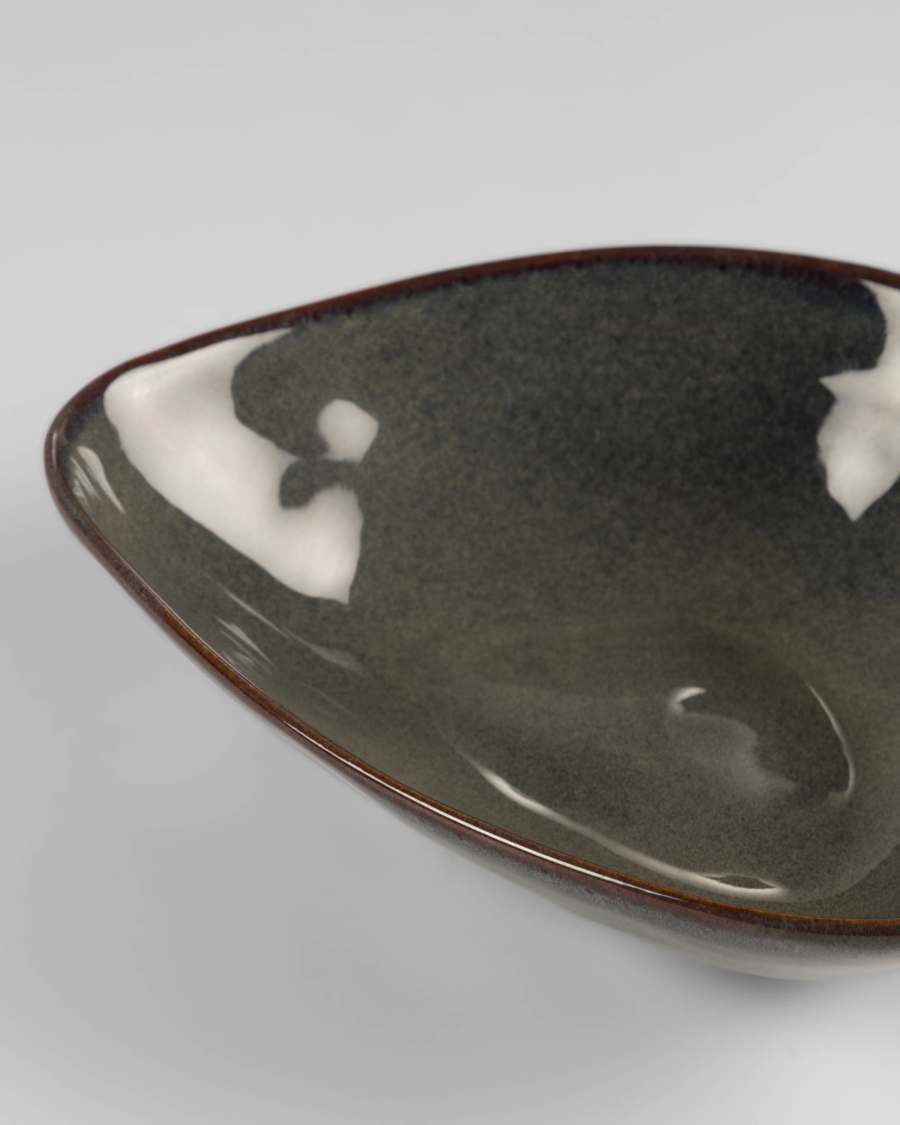 Bol irrégulier Odile bleu foncé