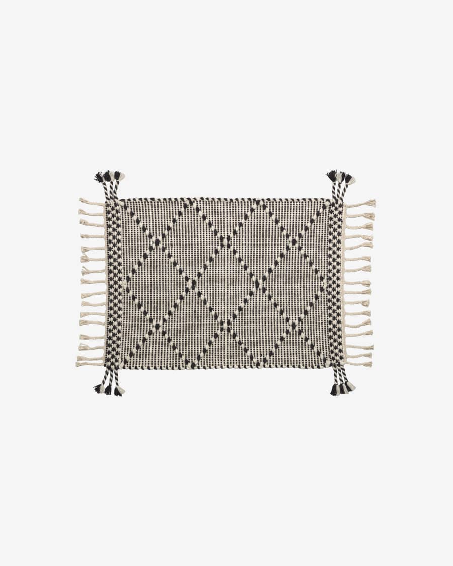 Nurit black rug 60 x 90 cm