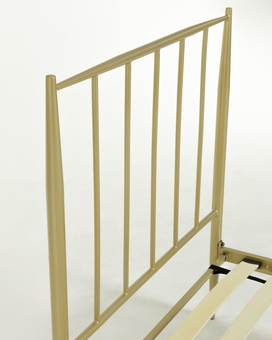 Lit Natacha 90 x 190 cm doré