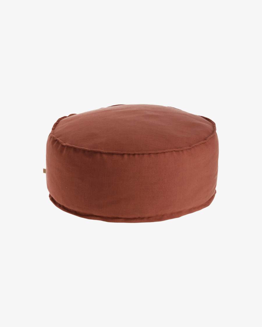 Maroon Maelina Pouf Ø 70 cm