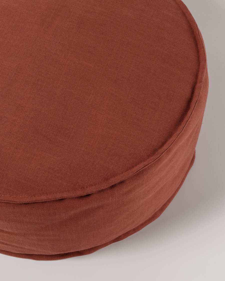 Maroon Maelina Pouf Ø 70 cm