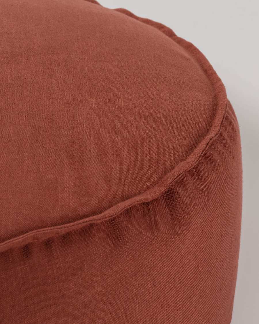 Maroon Maelina Pouf Ø 70 cm