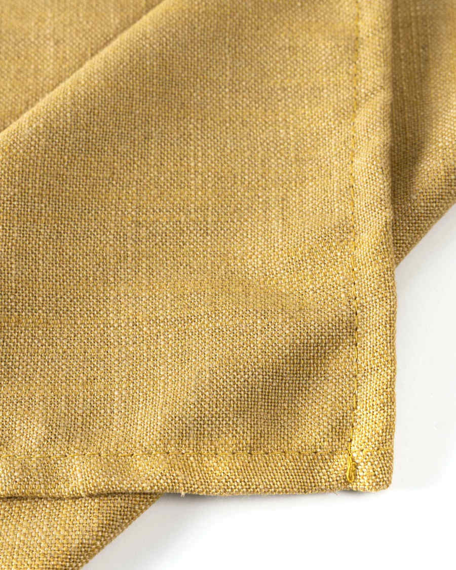 Lot de 4 sets de table Samay moutarde