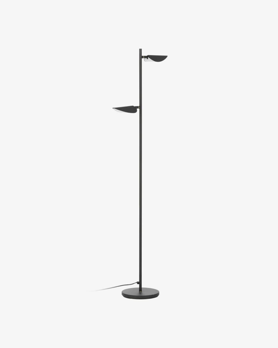Veleira steel floor lamp UK adapter