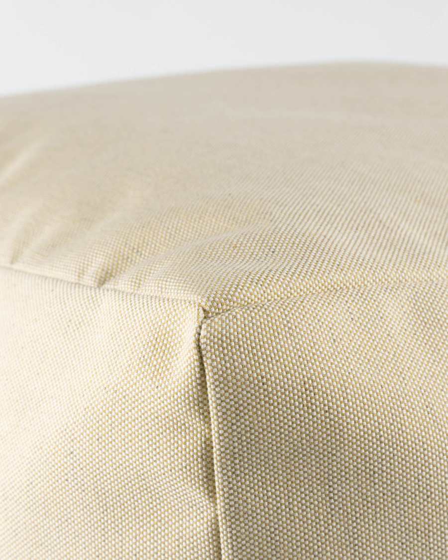 Squared 50 x 50 cm Beige Nedra pouf