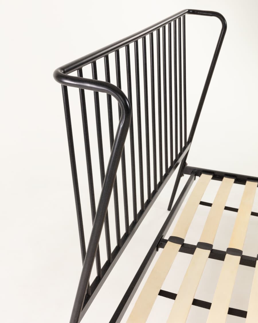 Narlu Bett anthrazit 160 x 200 cm