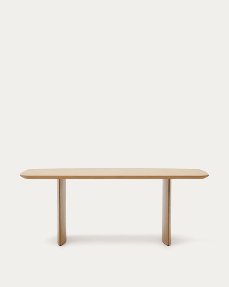 Litto table made from oak veneer, 200 x 100 cm