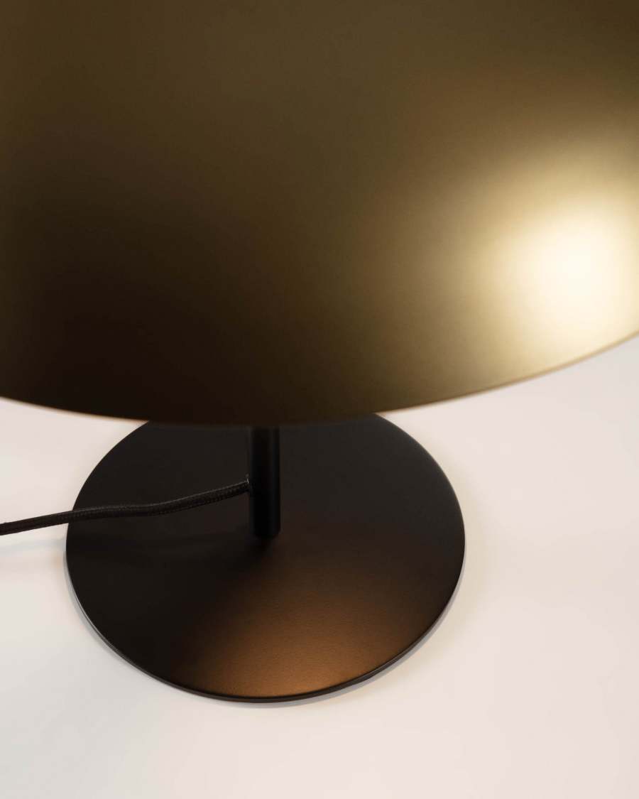 Carlisa table lamp in metal UK adapter