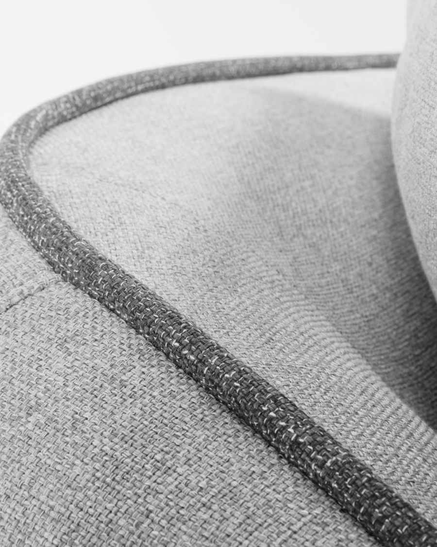 Safira 2-seater sofa in light grey 180 cm