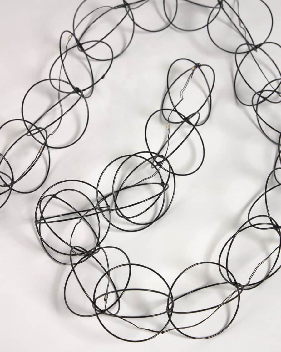 Guirlande Stelly noir 1,9 m