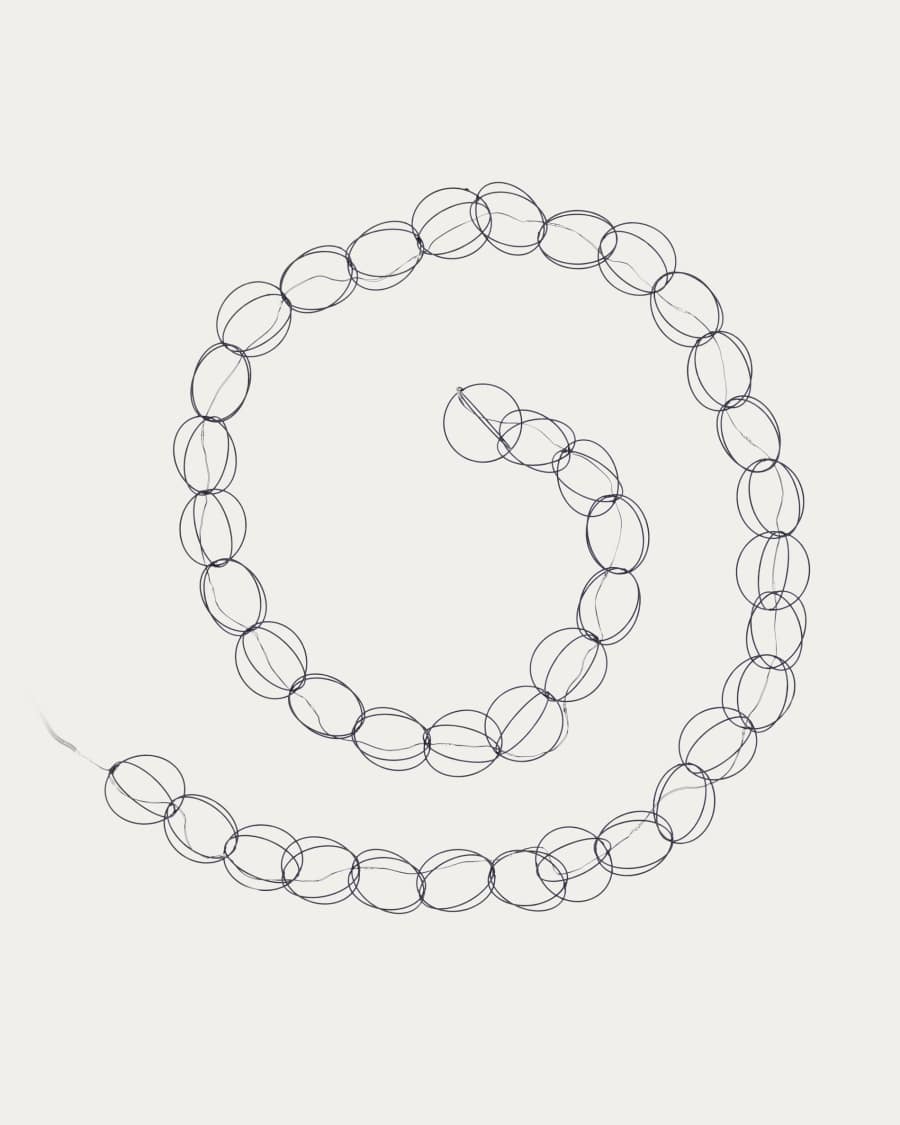 Guirlande Stelly noir 1,9 m