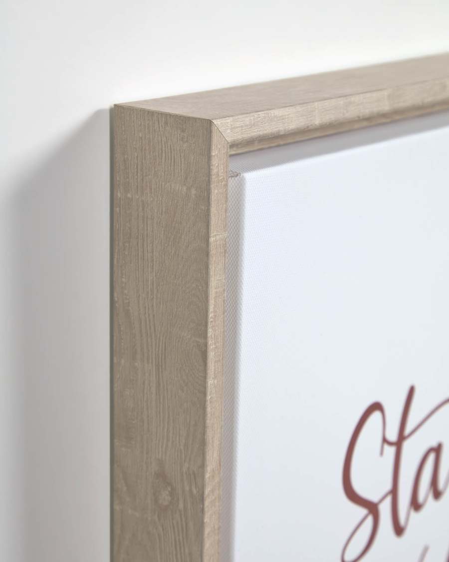 Uriana Stay Wild picture wood frame 30 x 42 cm