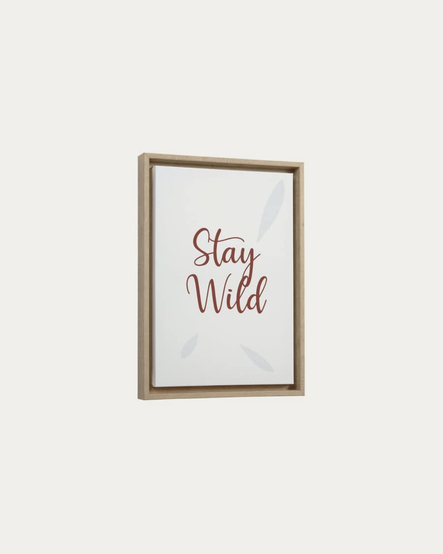 Uriana Stay Wild picture wood frame 30 x 42 cm