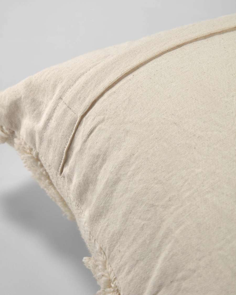 Housse de coussin Xayoxhira 45 x 45 cm beige