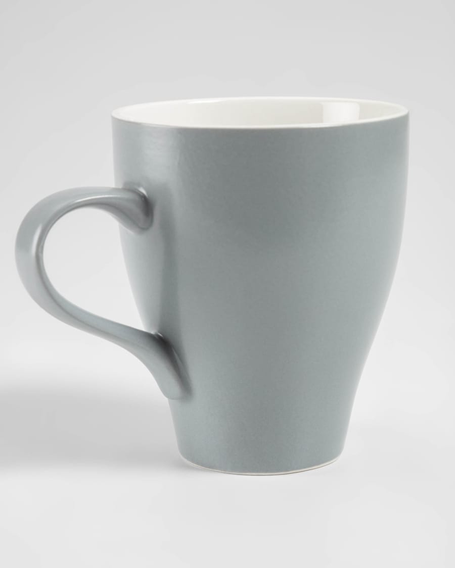 Sadashi porcelain mug in grey and white