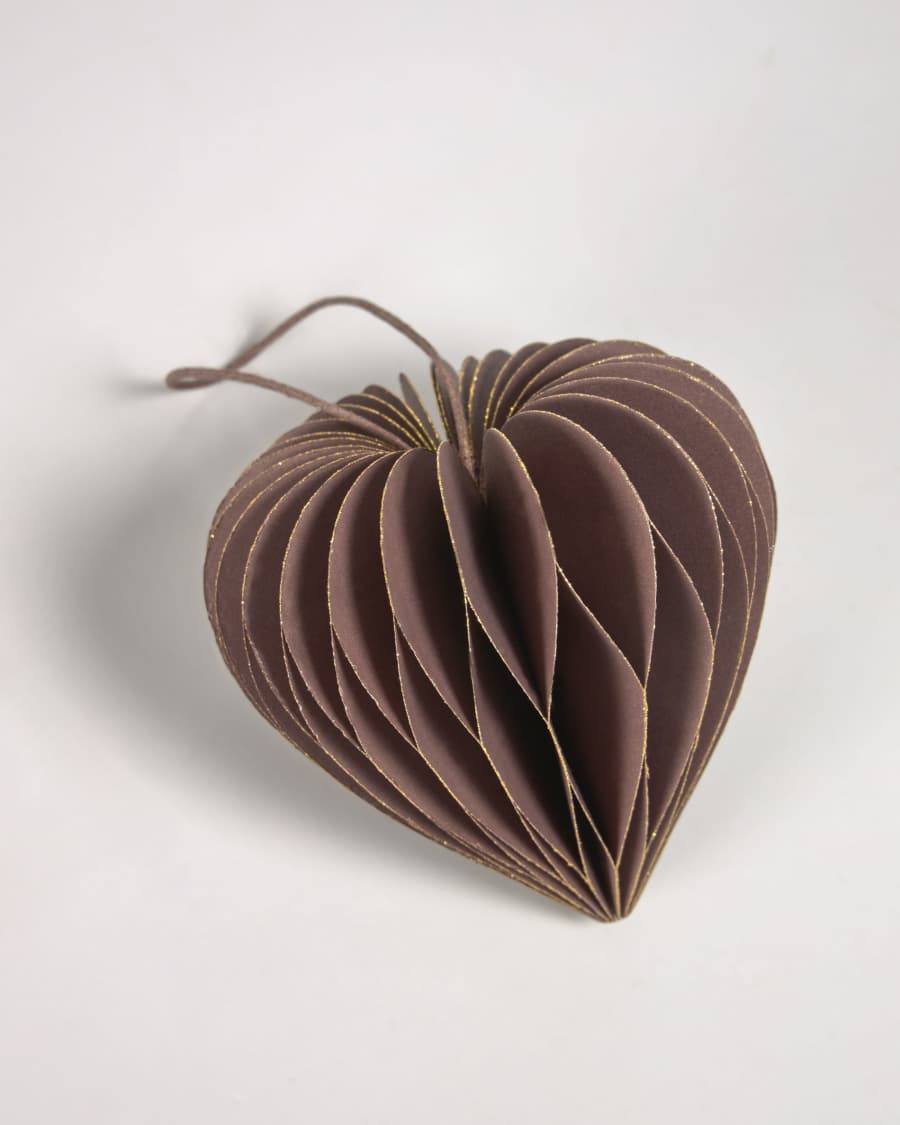 Set Uriel de 3 adornos colgantes decorativos marrón