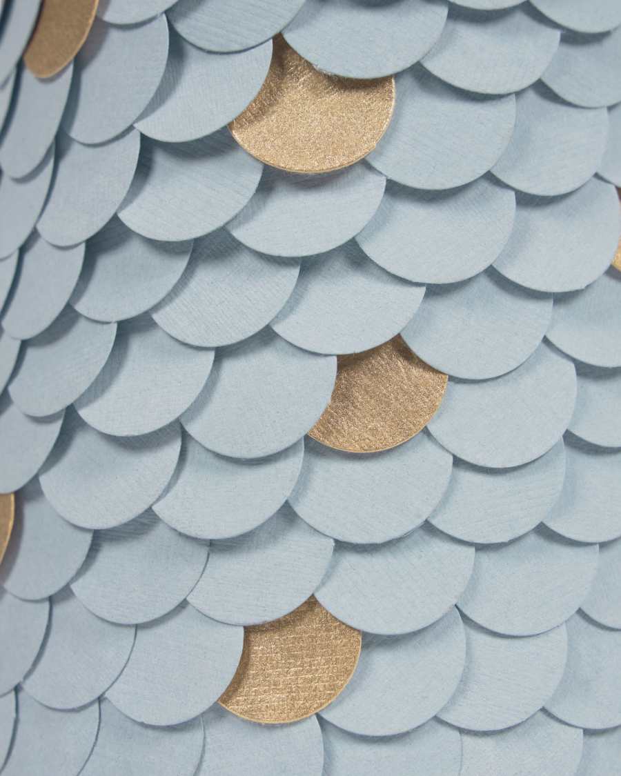 Lot Venetia de 3 sapins de Noël bleu 20 cm 30 cm 45 cm