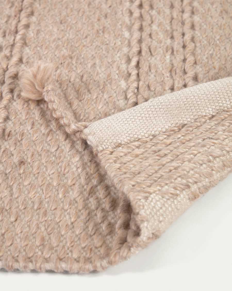 Kaie rug 100% PET in beige 160 x 230 cm