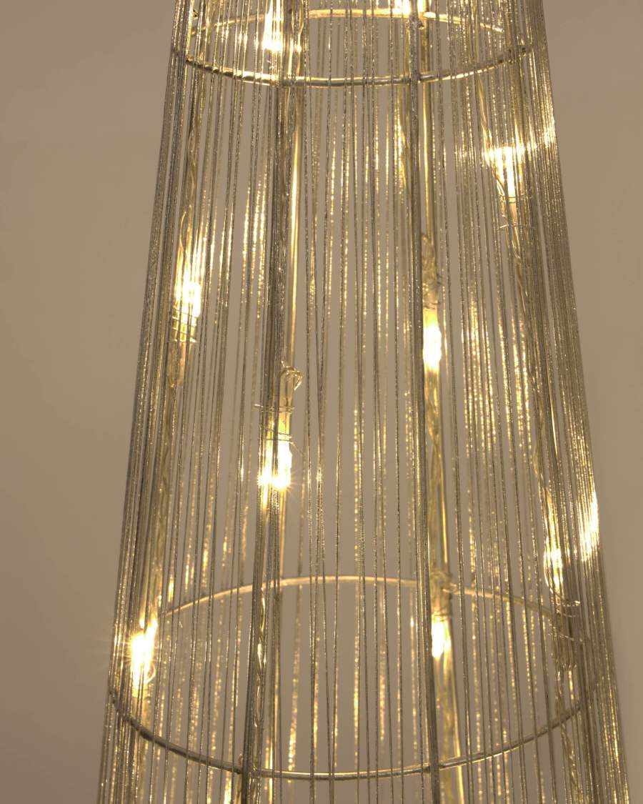 Set di 3 coni luminosi Marleen per alberi