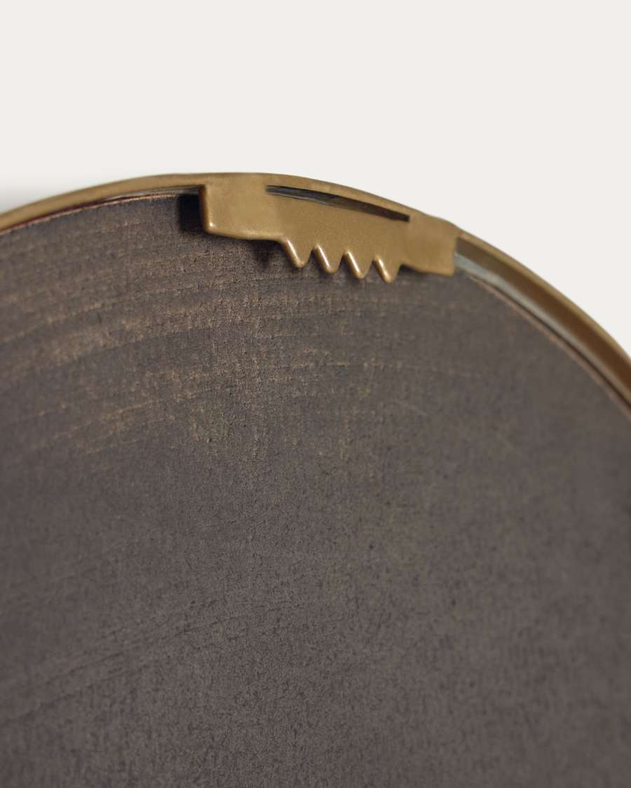 Tiare gold metal wall mirror 31 x 61,5 cm