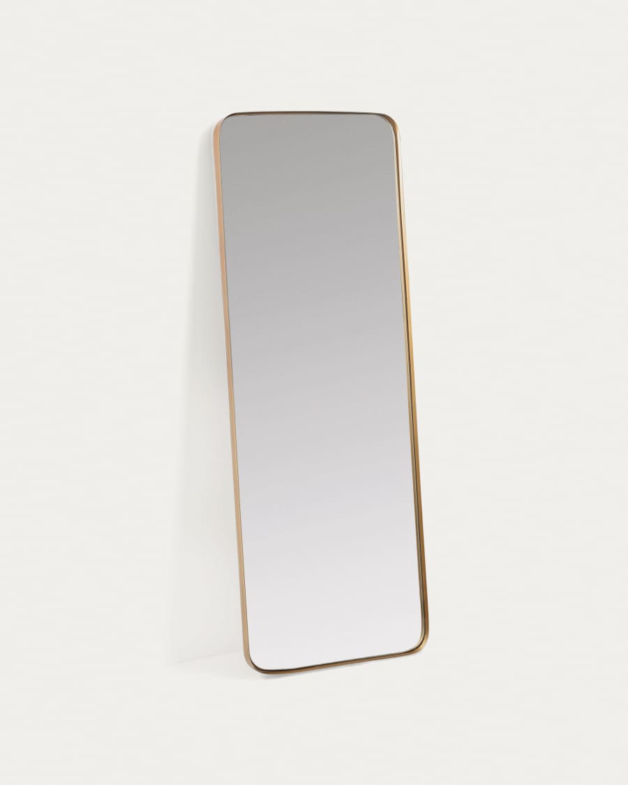 Marco gold metal wall mirror 55 x 150,5 cm