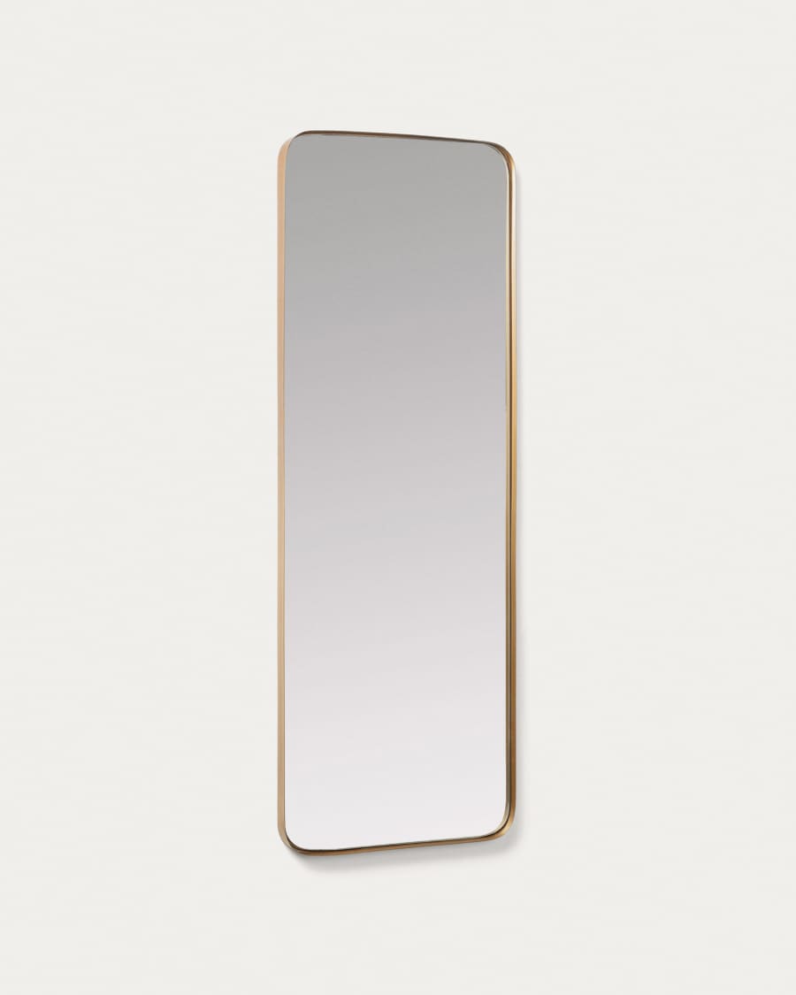 Marco gold metal wall mirror 55 x 150,5 cm