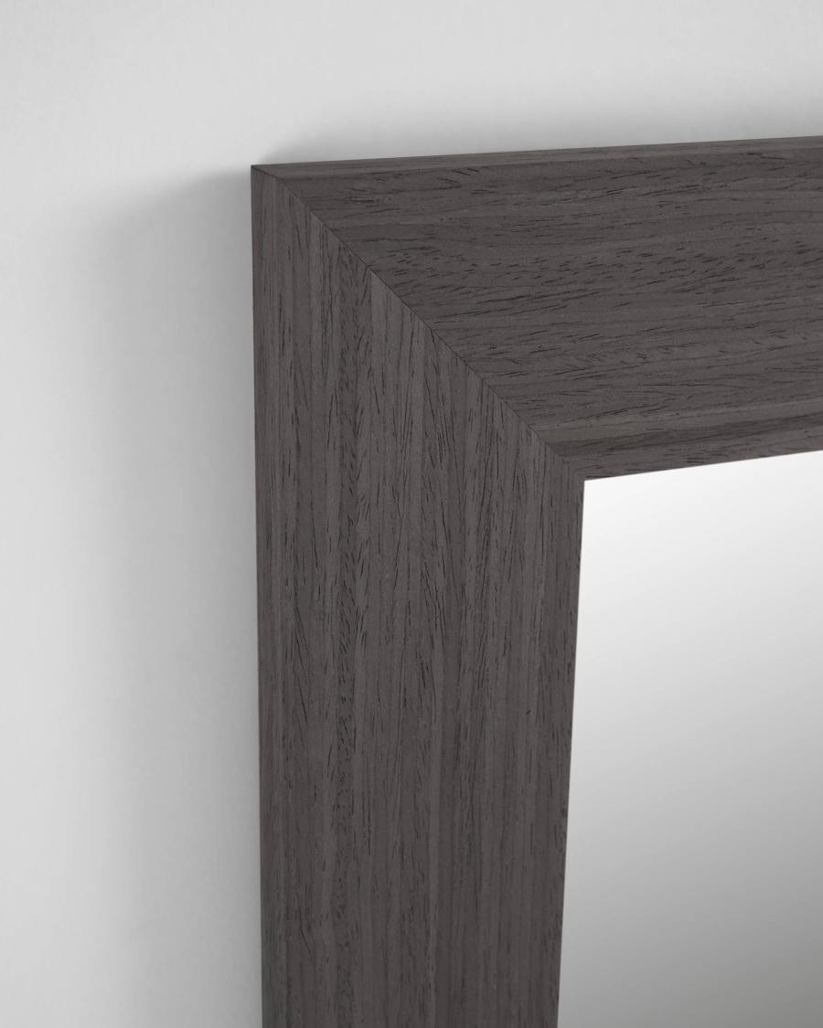 Yvaine wide frame mirror dark finish 52,5 x 152 cm