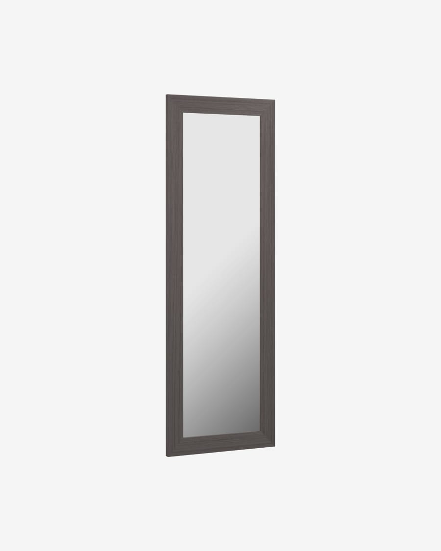 Yvaine wide frame mirror dark finish 52,5 x 152 cm