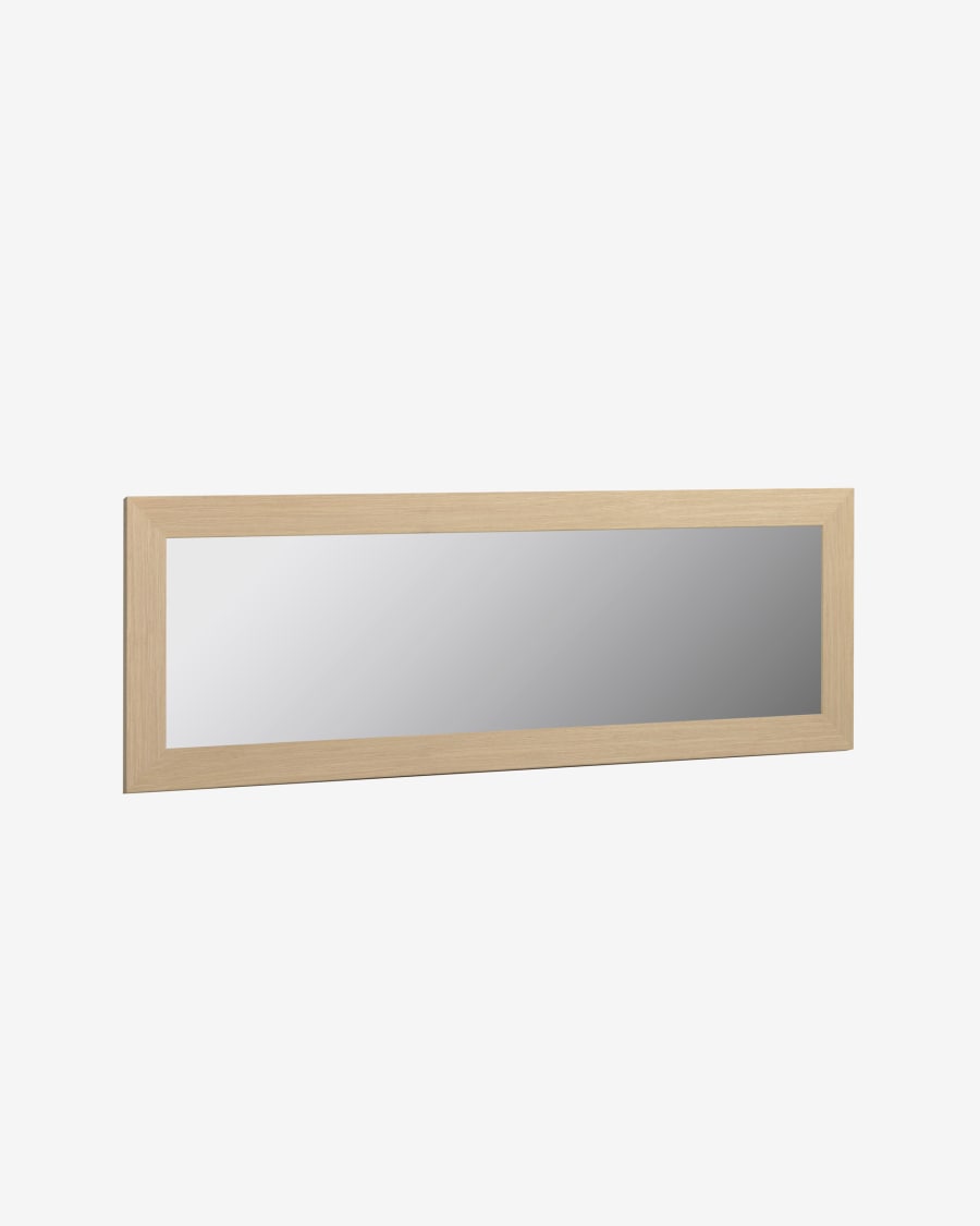 Yvaine wide frame mirror natural finish 52,5 x 152 cm