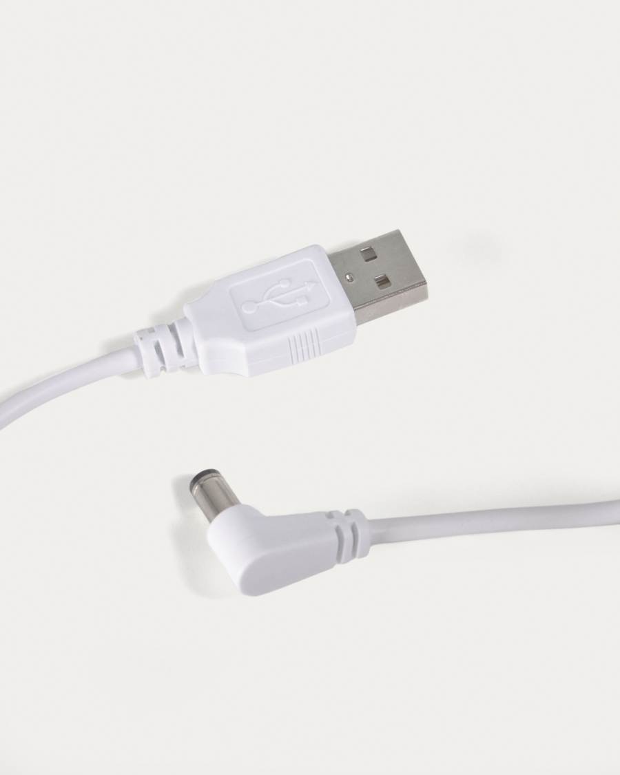 Dinesh table lamp with black steel flex