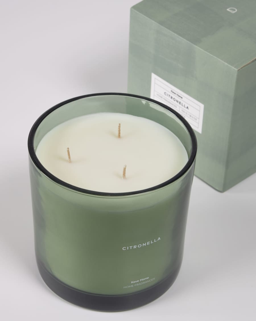 Espelma aromàtica Citronella verd 750 gr