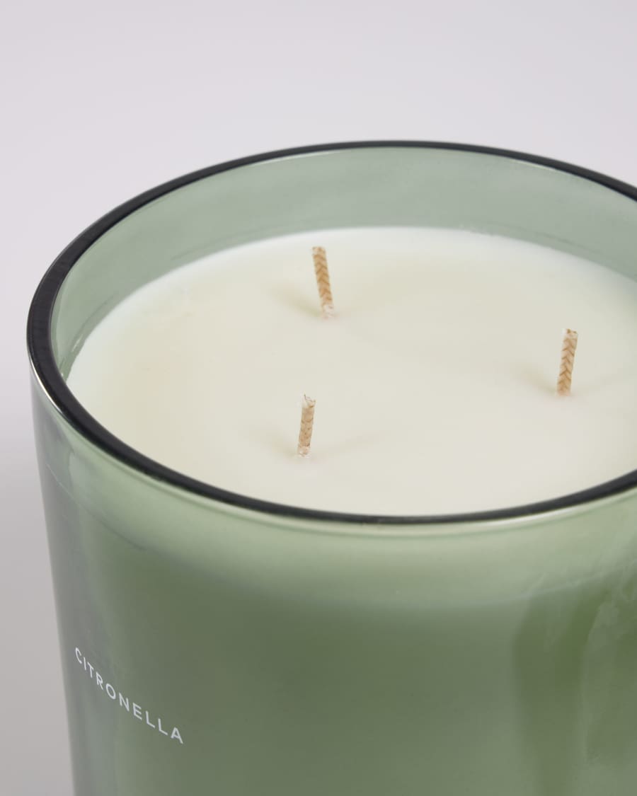 Espelma aromàtica Citronella verd 750 gr