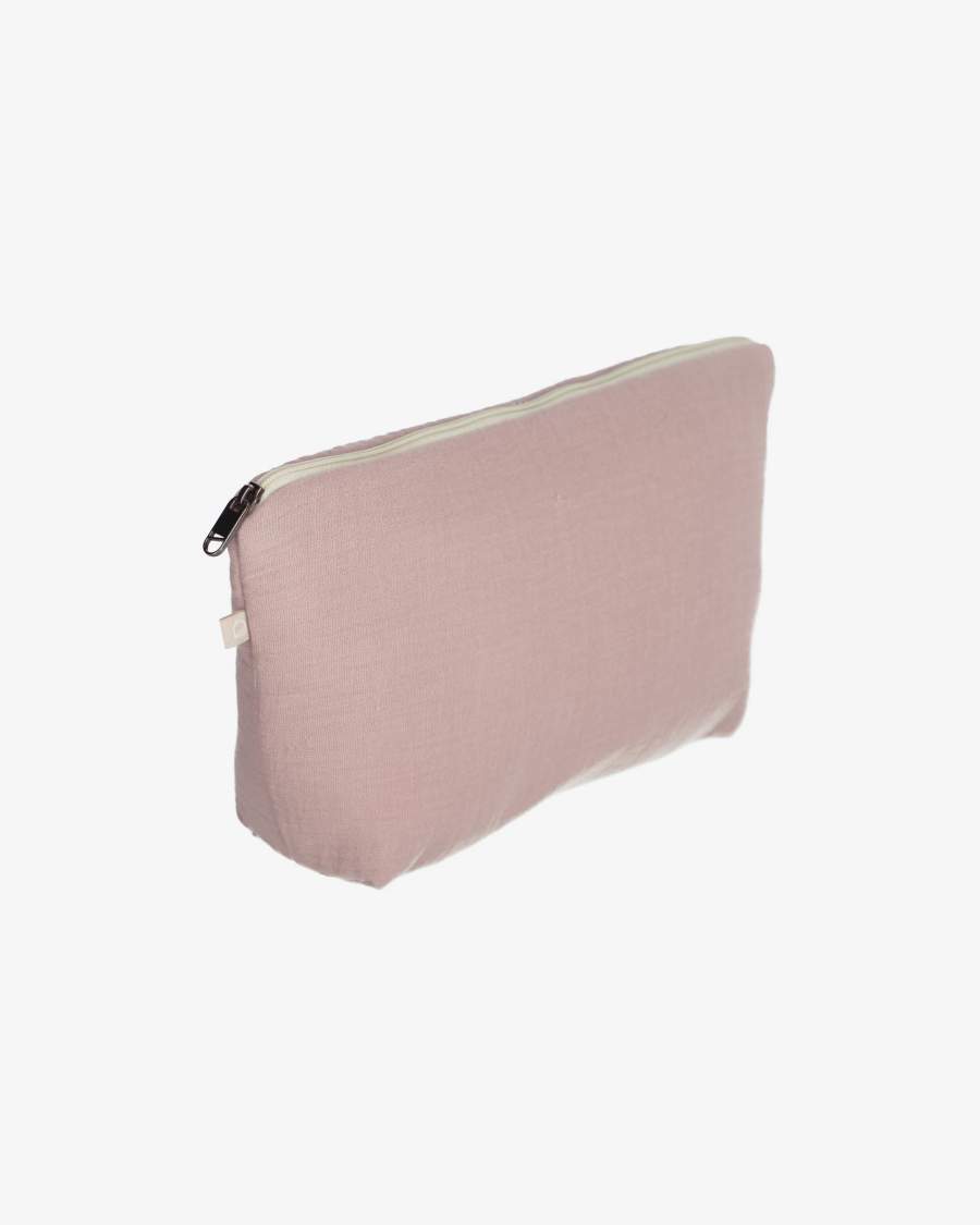 100% organic cotton (GOTS) Breisa Wash Bag in pink