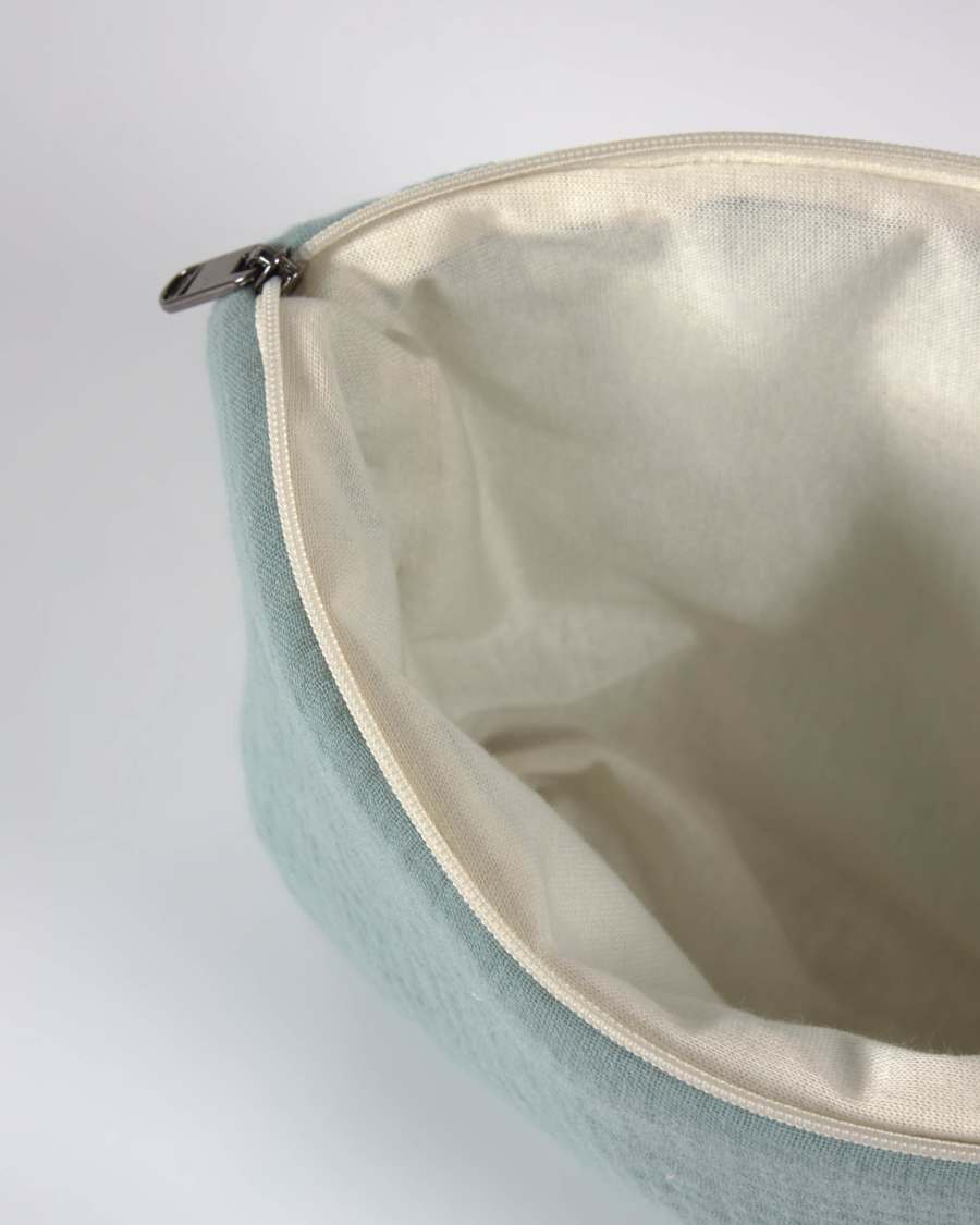 Breisa Kulturbeutel, 100% Bio-Baumwolle (GOTS) , türkis