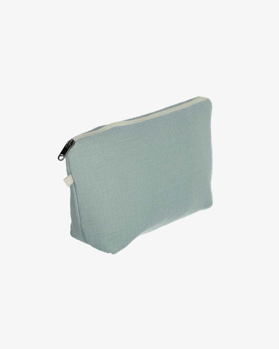 Breisa Kulturbeutel, 100% Bio-Baumwolle (GOTS) , türkis