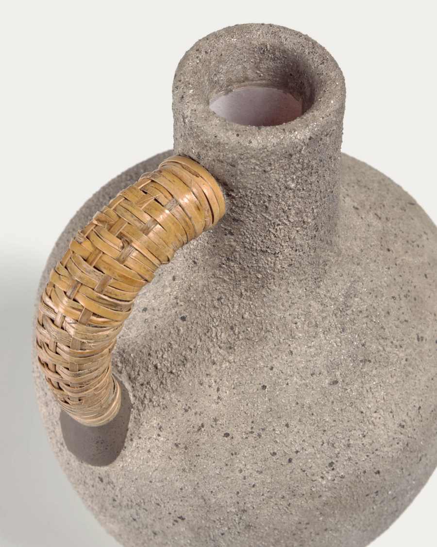 Agle graue Keramik-Vase 35 cm