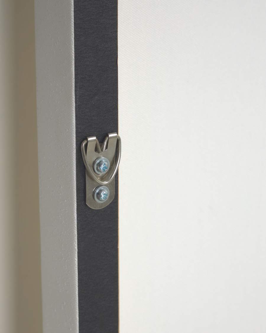 Tableau Alvida rectangles blanc et doré 50 x 50cm