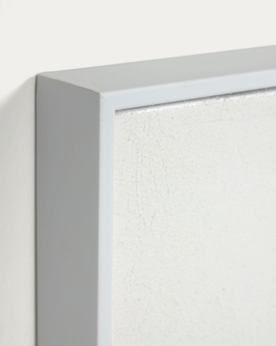 Brunella Set aus zwei weißen Bildern 32 x 42 cm