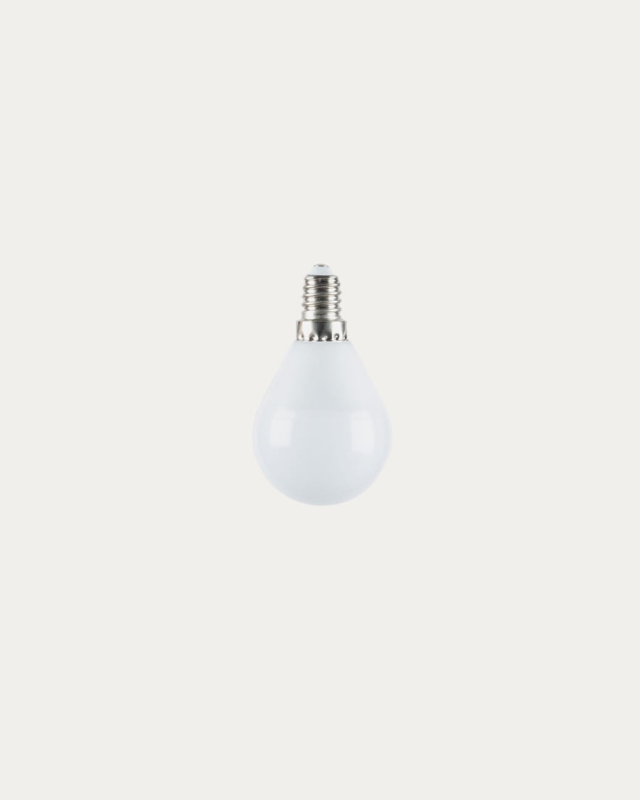 LED E14 4W 38 mm warm light bulb