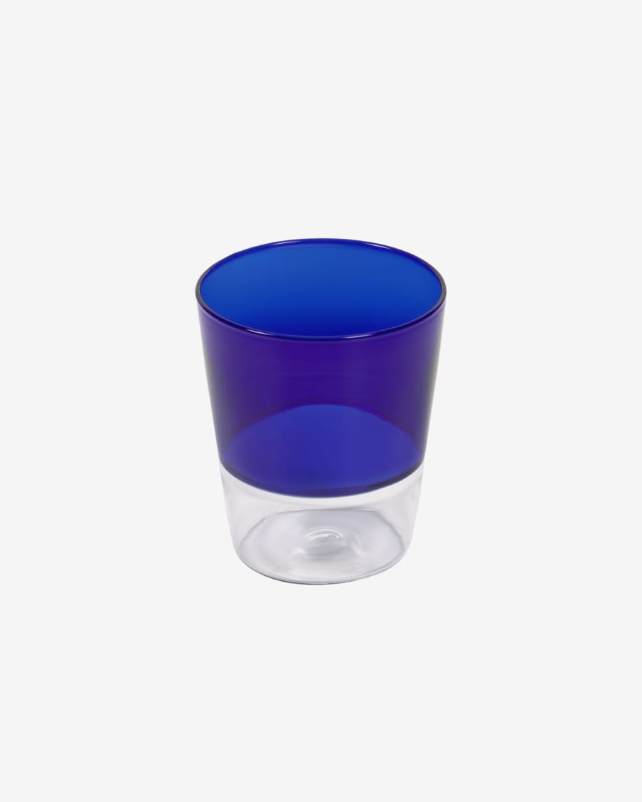 Diara transparent and blue glass