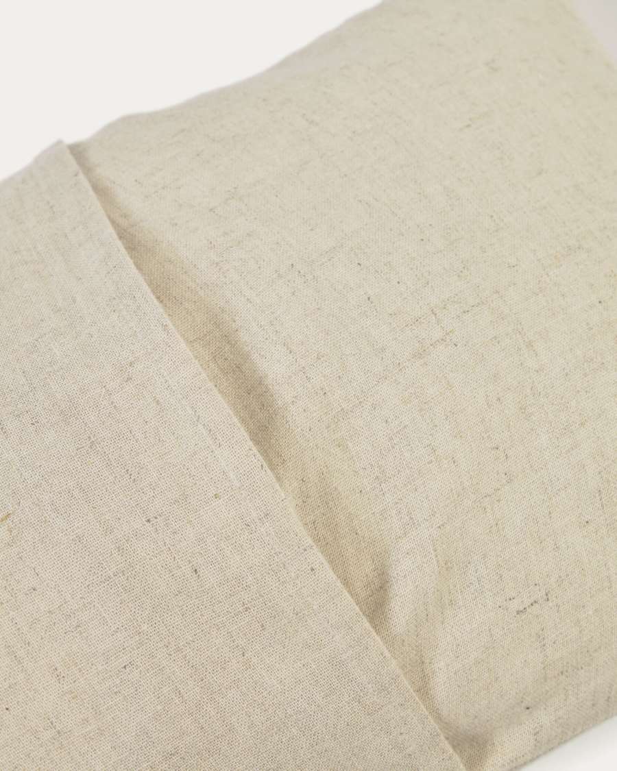 Kissenbezug Ernestina 100% Leinen schwarz gestreift 30 x 50 cm