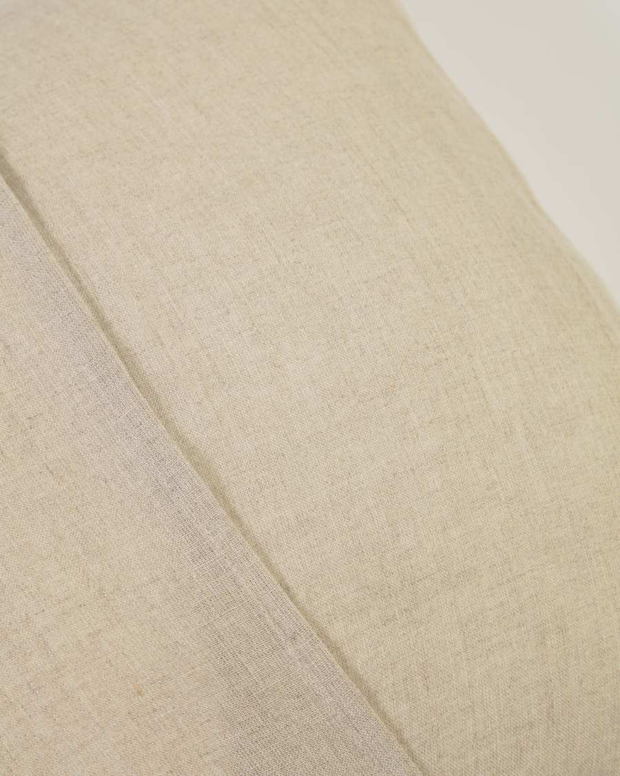 Elea 100% linen cushion cover in beige 45 x 45 cm