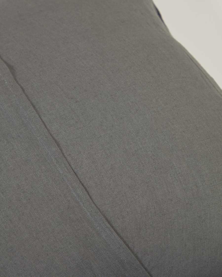 Funda cojín Elea 100% lino gris oscuro 45 x 45 cm
