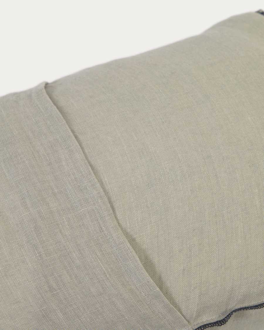 Elea 100% linen cushion cover in light grey 30 x 50 cm